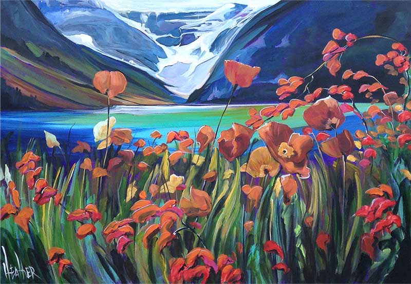 Song-of-Lake-Louise2 Artwork by Heather Pant