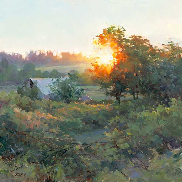 As-the-Sun-Rises_12x12 Artwork by Deborah Tilby