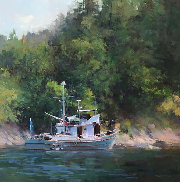 Peace-And-Quiet_-24x24 Artwork by Lauren Mantecon