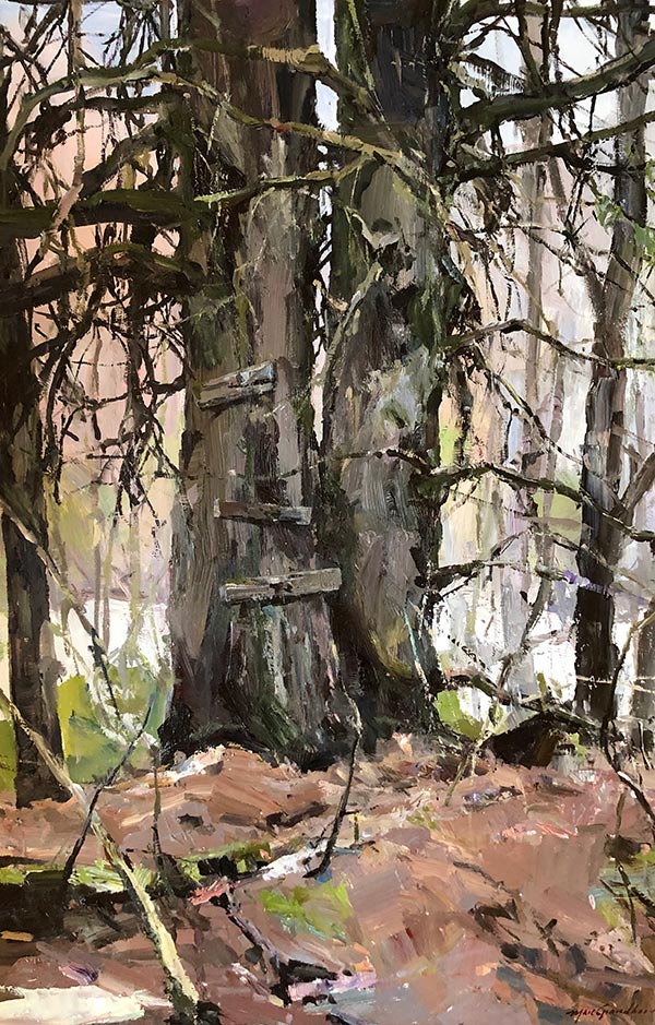 IMG_4685 acrylic painting of trees
