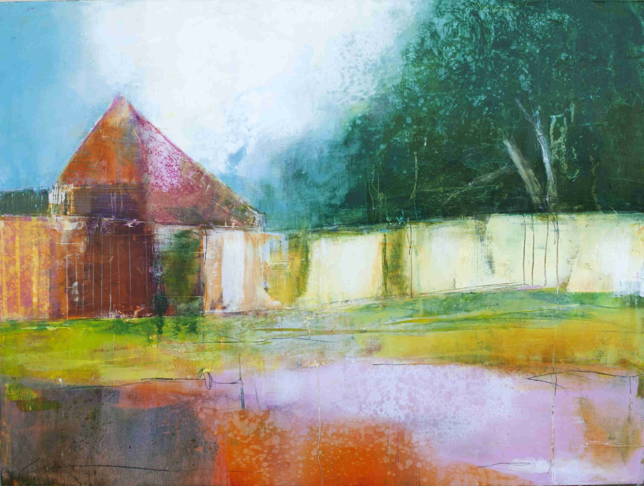 Montgomery's Old Place Artwork by Pamela Beer