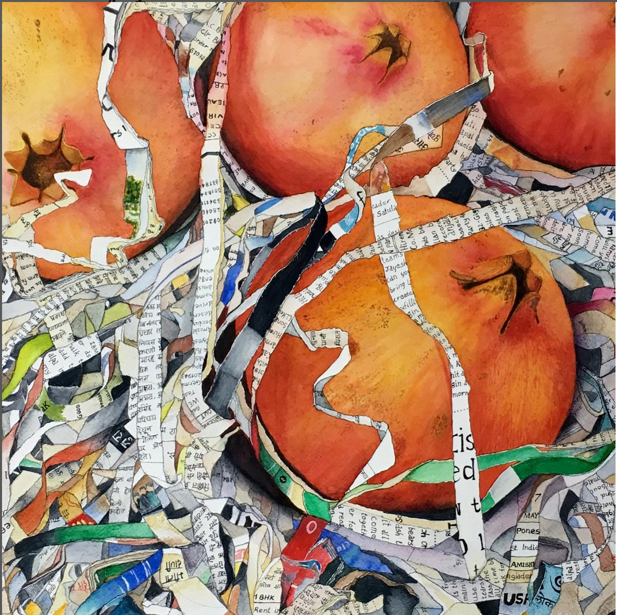 Pomegranates Artwork by Janki Chokshi