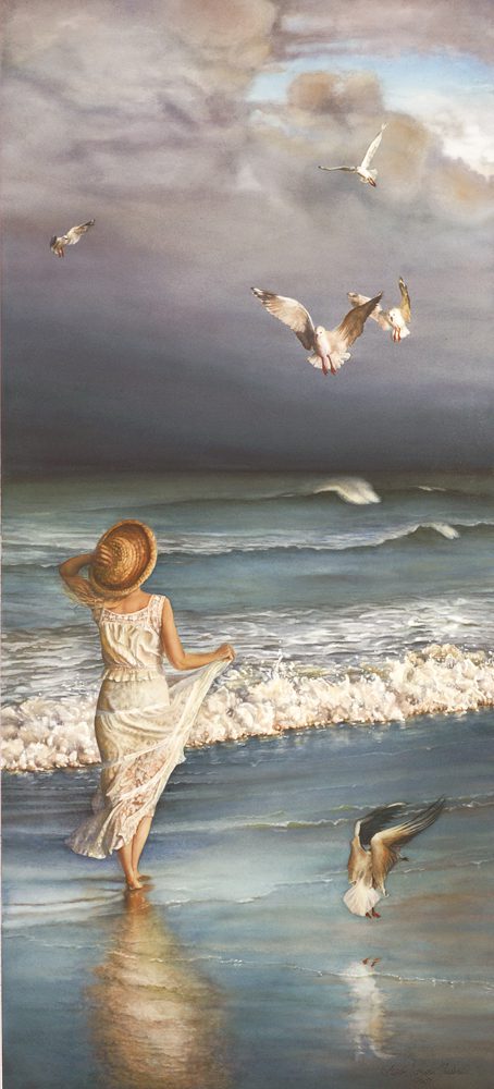 The Wind's Song Watercolor by Susan Harrison Tustain Artwork by Susan Harrison-Tustain