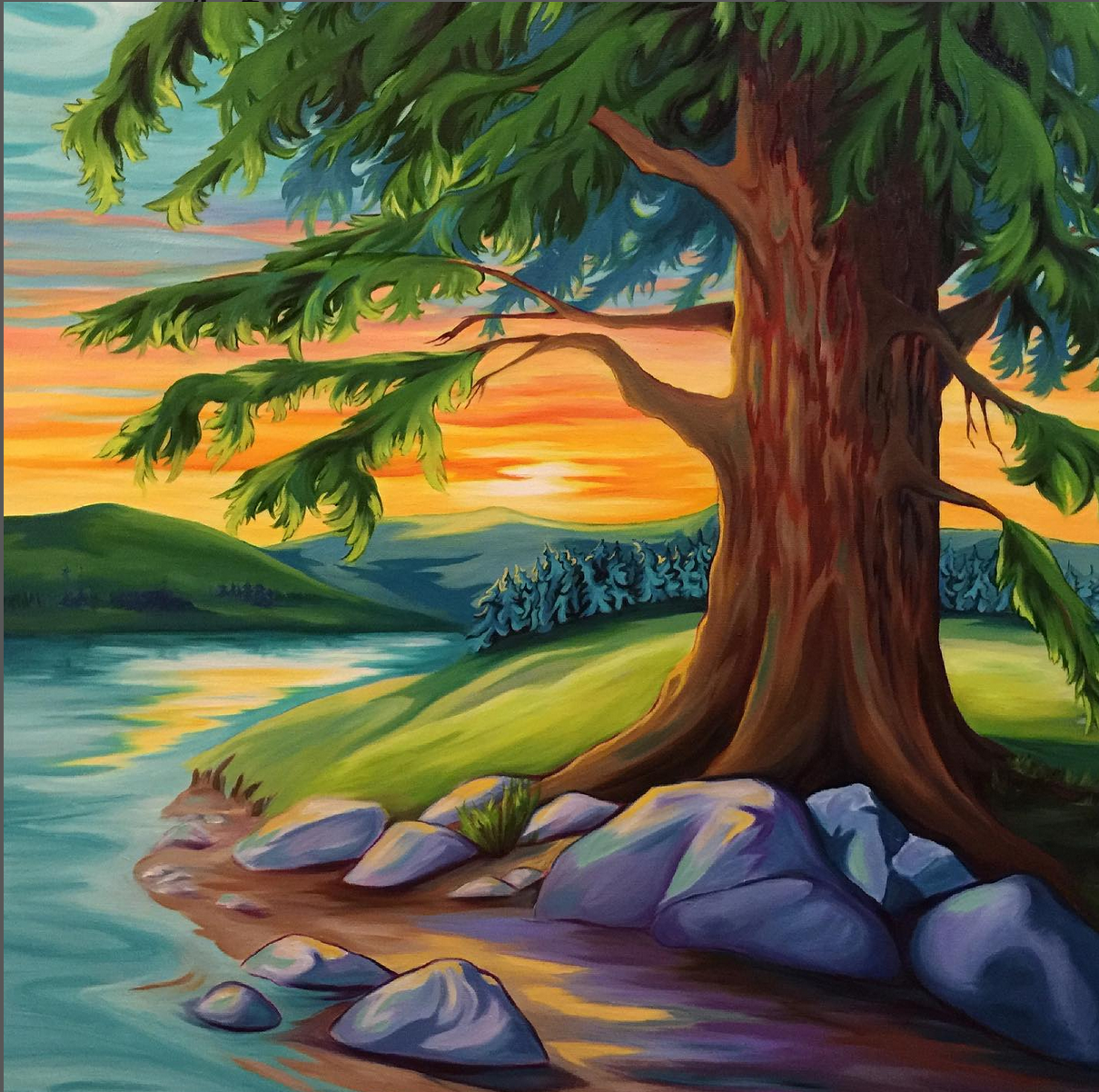 Tree Artwork by Janice Gallant