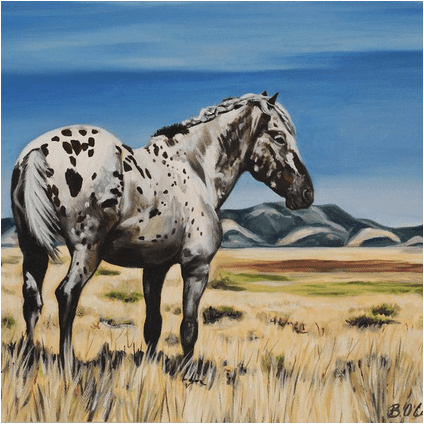 Wild Horse 2 Artwork b y Brooke O'Connell