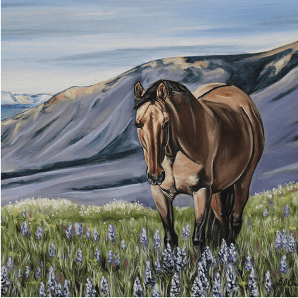 Wild Horse 1 Artwork b y Brooke O'Connell