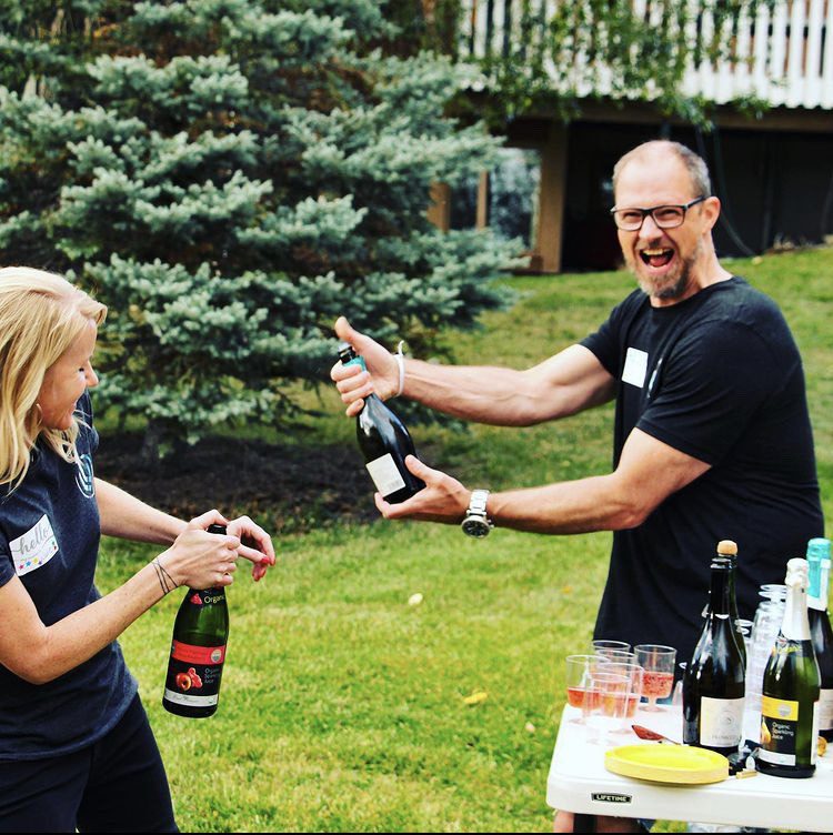 Champagne Party Mike deBoer
