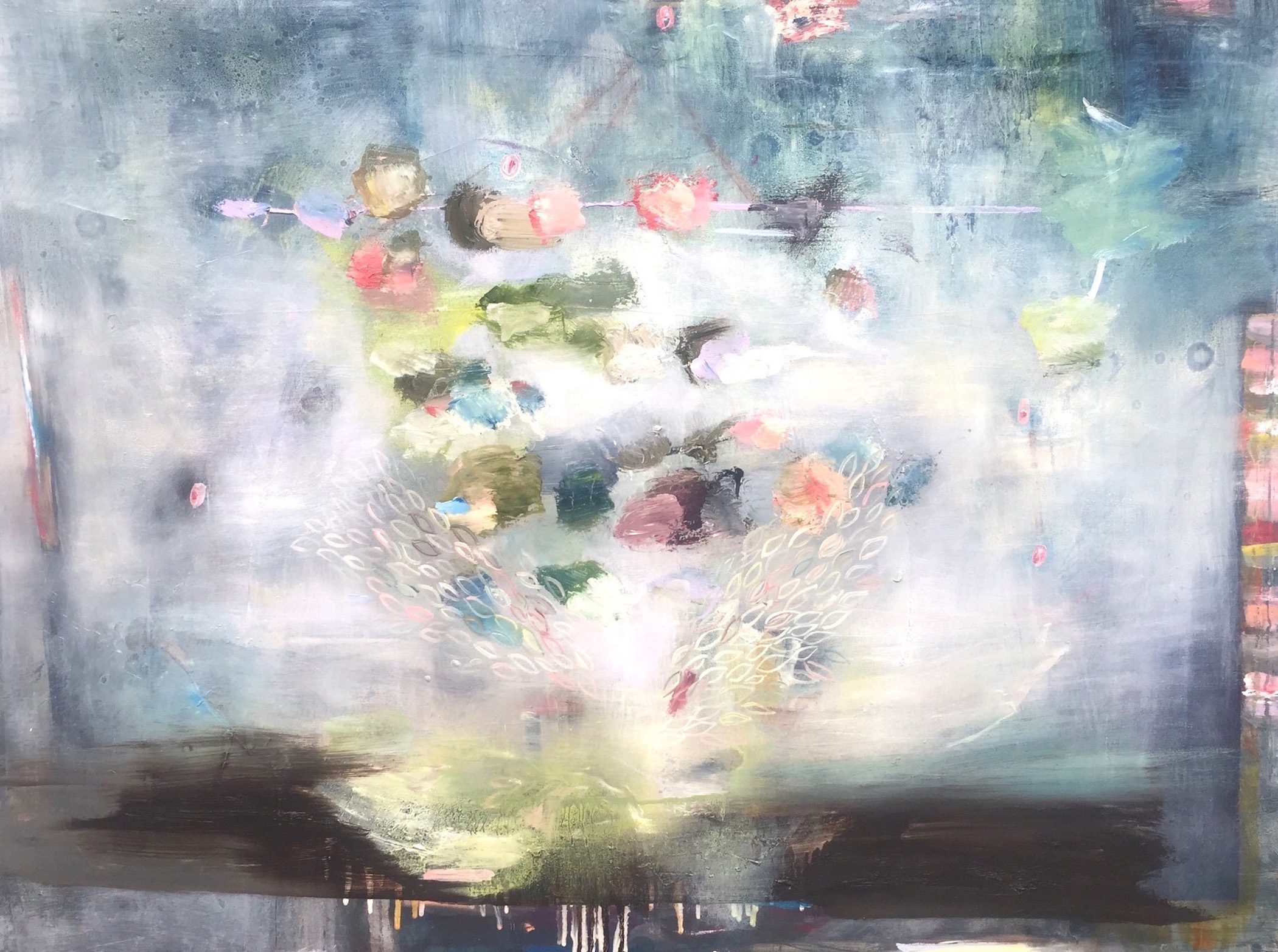 Lauren Mantecon, Swan Song, oil on canvas, 30 x 40. jpg Artwork by Lauren Mantecon