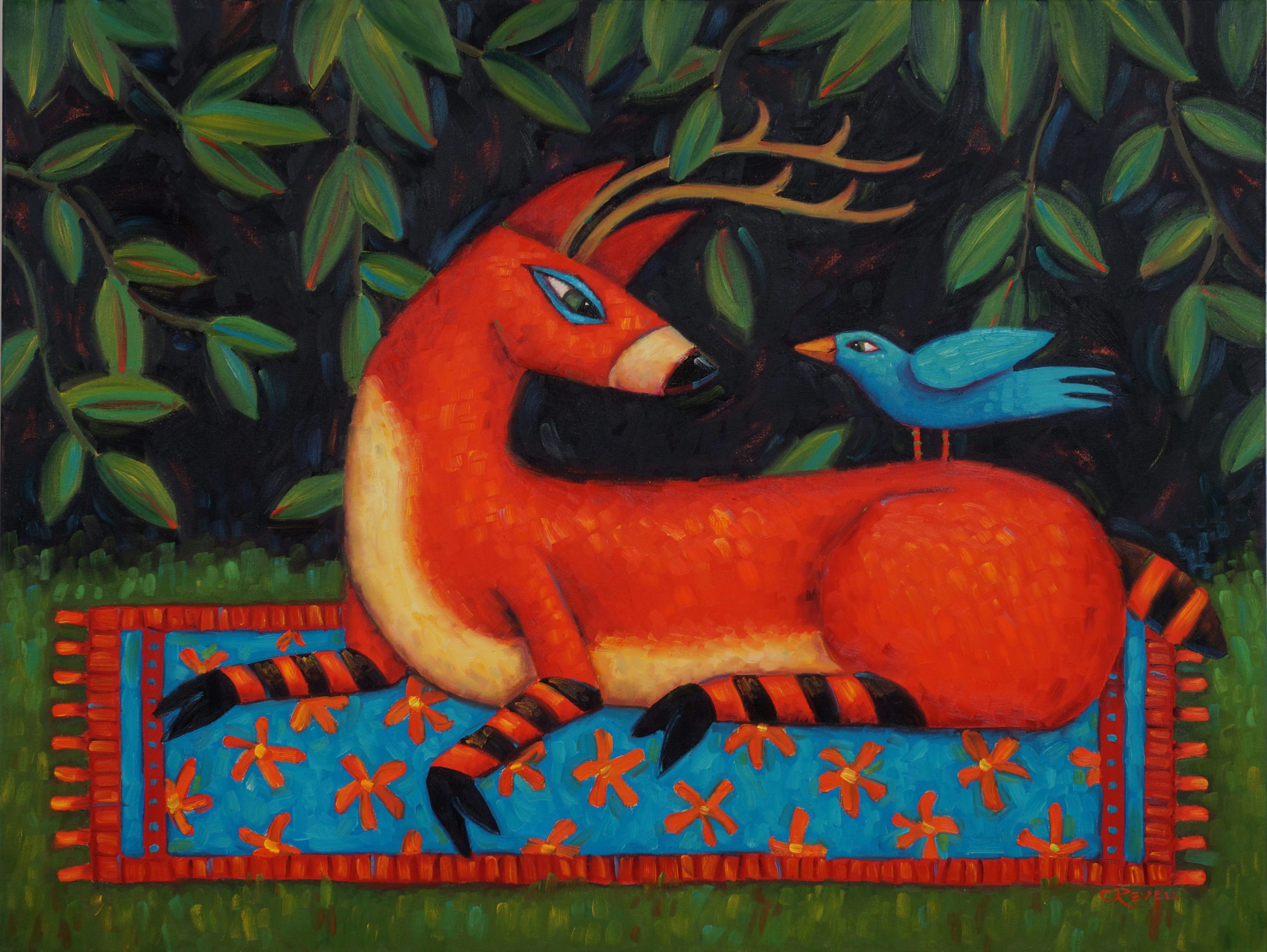 Night Whispers Artwork by Cindy Revell