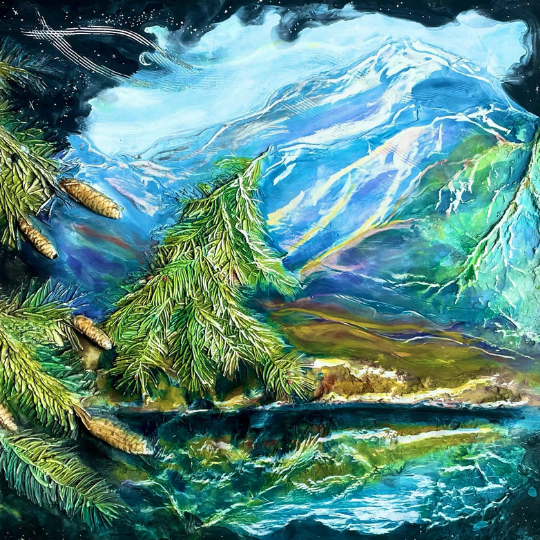 Mountain Artwork by Melissa Mulder