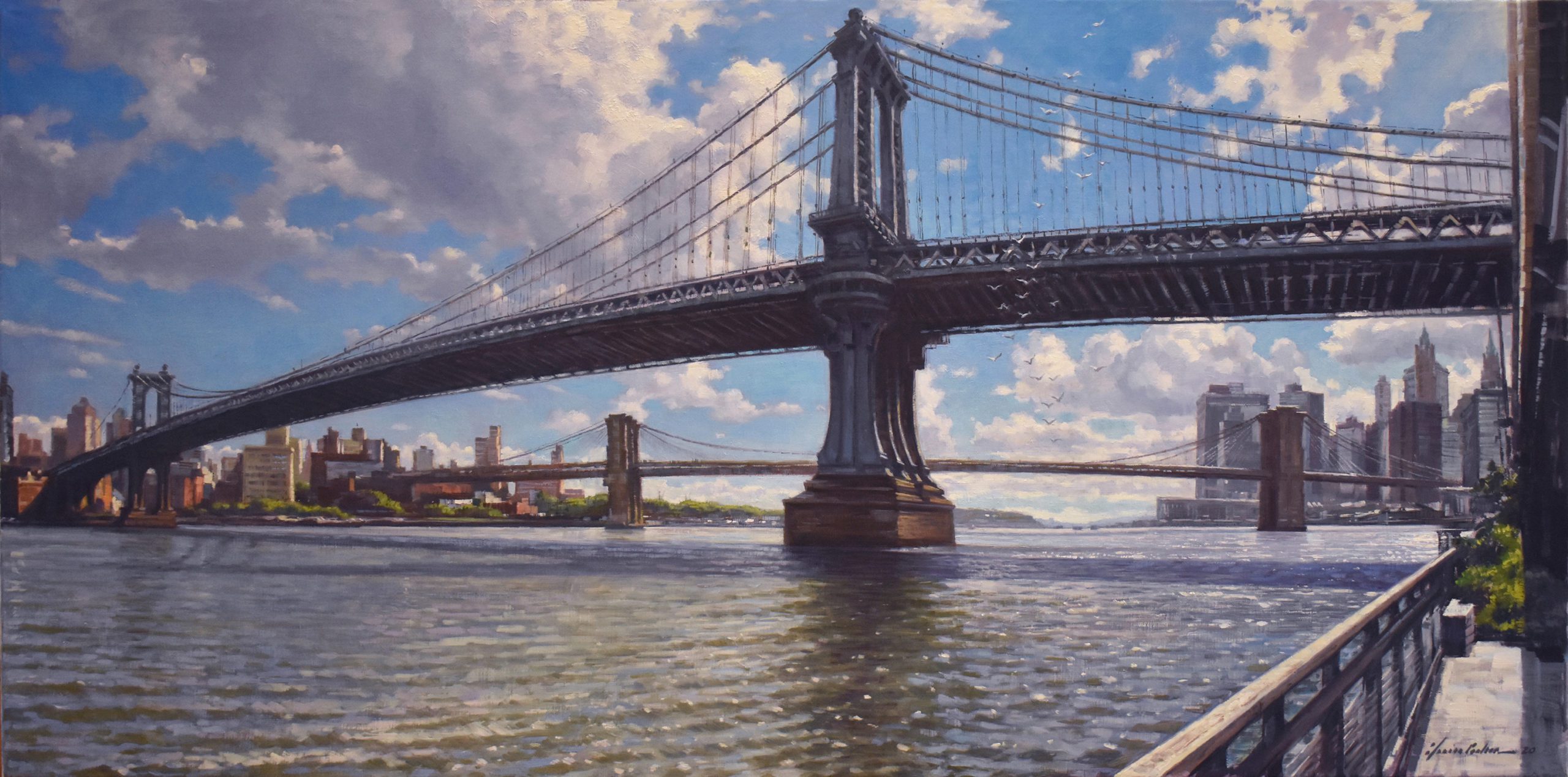 Distant Bridges Artwork by Garin Baker
