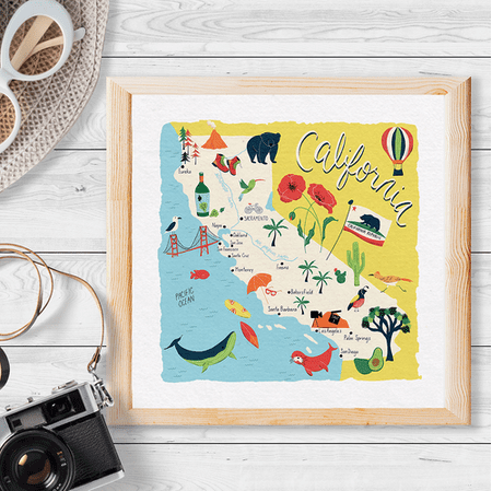 Map Artwork by Deane Christensen