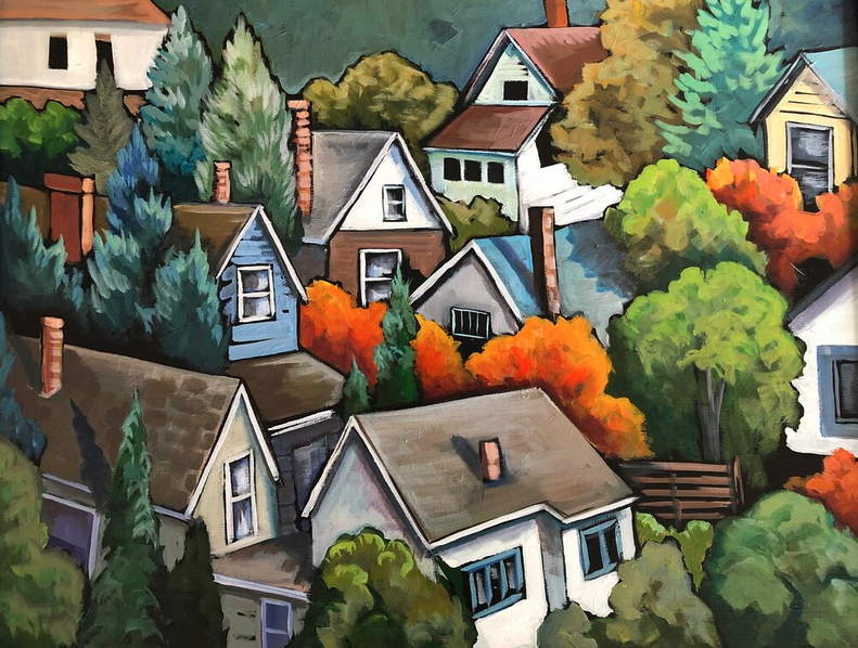 Neighbourhood Artwork by Lainey Benson