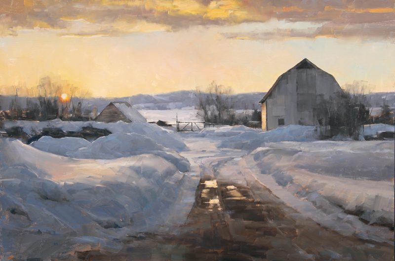 end_of_a_winters_day_24x36 (1) Artwork by Dave Santillanes