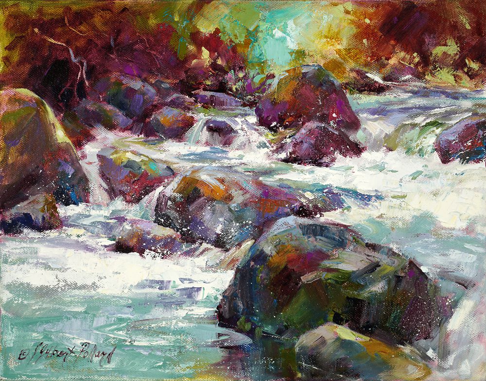 JGPollard_oil_Splash Artwork by Julie Gilbert Pollard