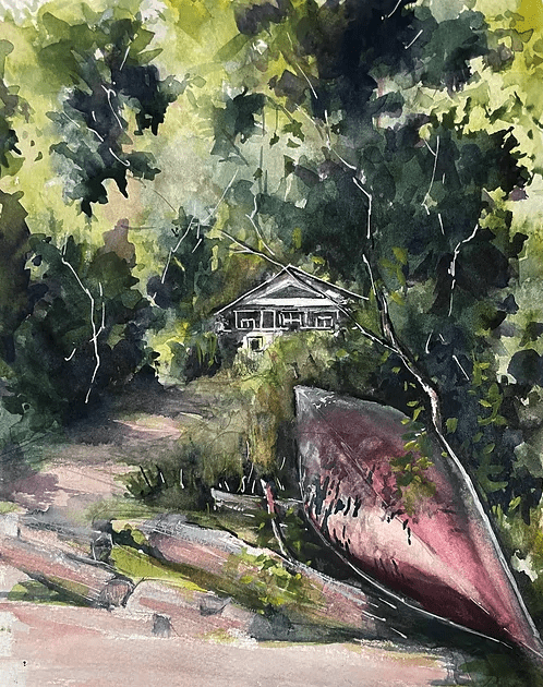 Cottage Artwork by Carol-Anne Almquist