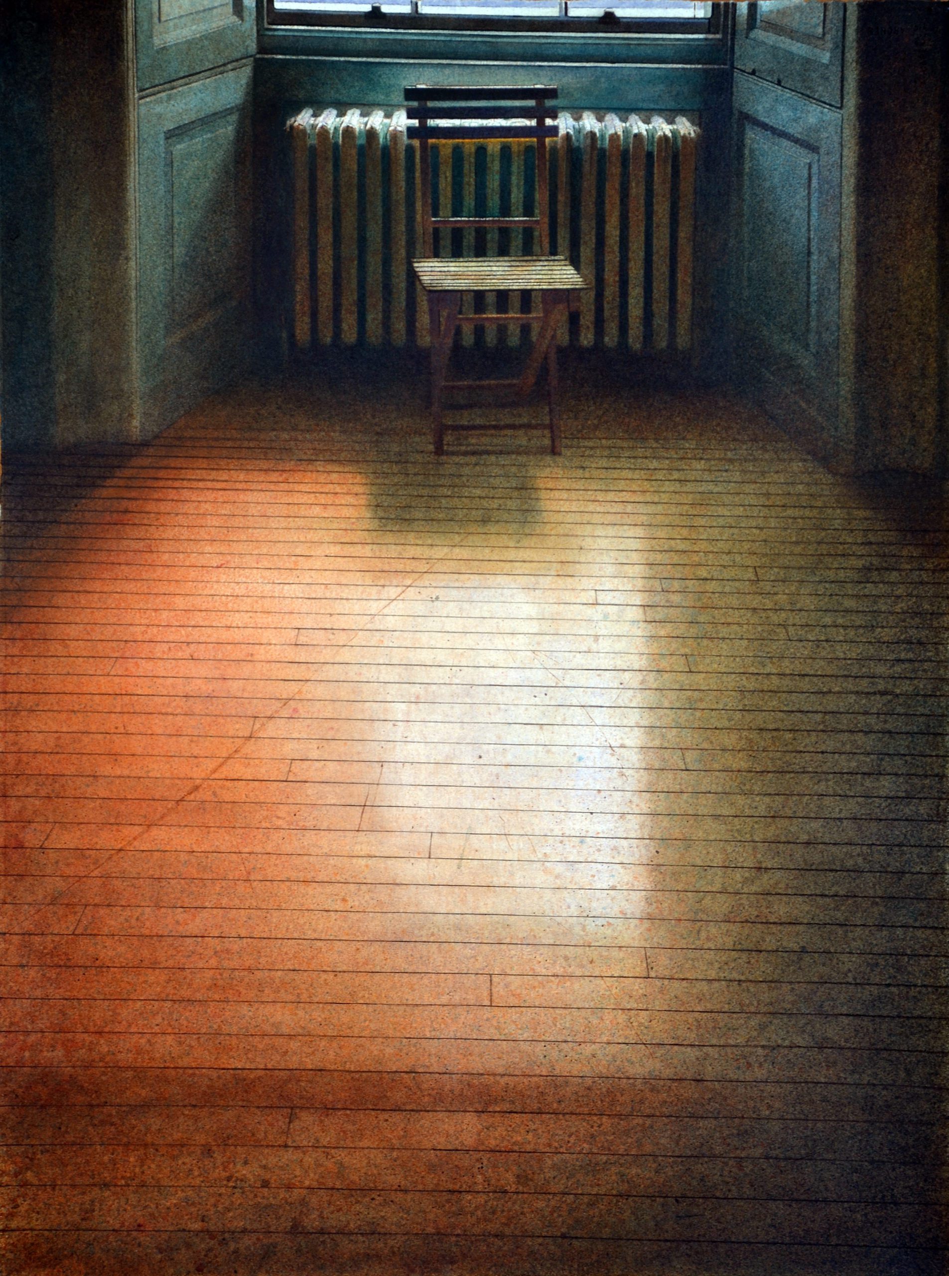 contemplation (3) old floor artwork by Angus McEwan
