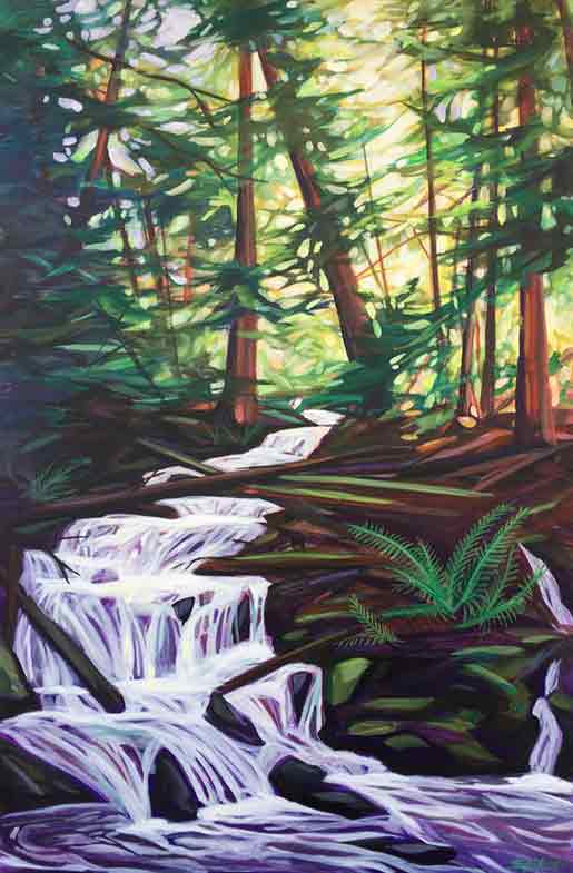 Waterfall by Abby Wilson Abby Wilson Artist