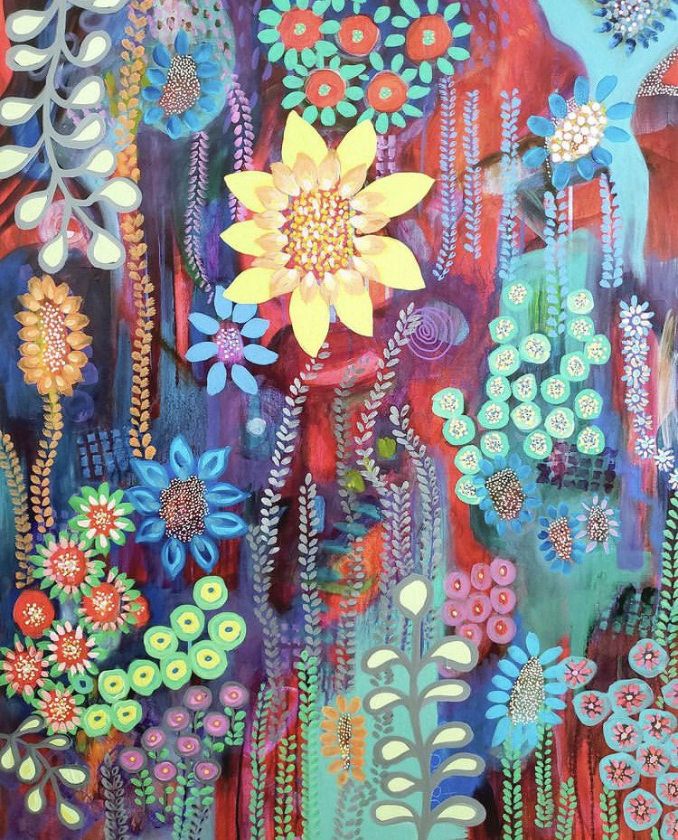 Florals Artwork by Liz Skelton