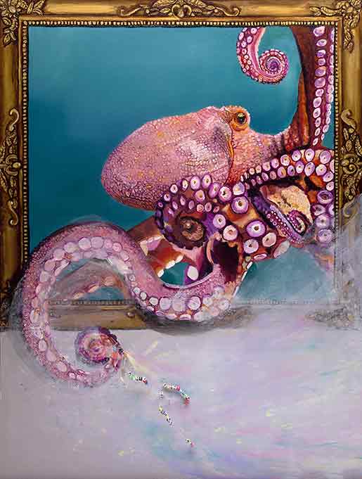 Octopus by Kerryann Torres Kerryann Torres Painting