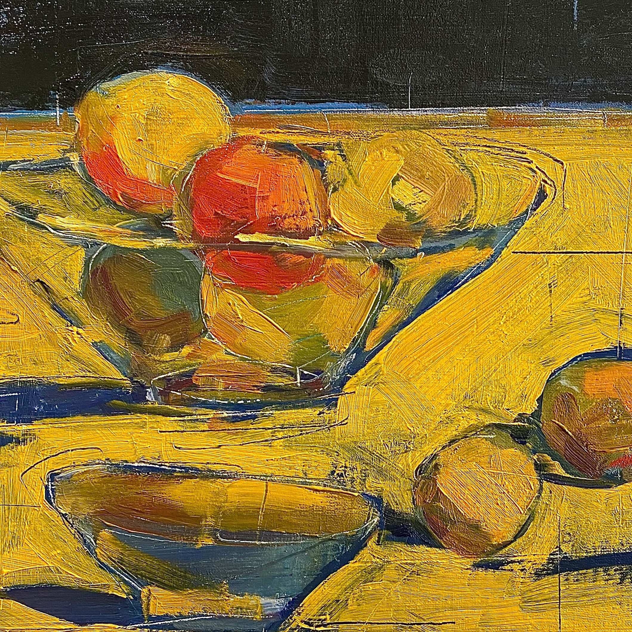 painting of fruit in a bowl