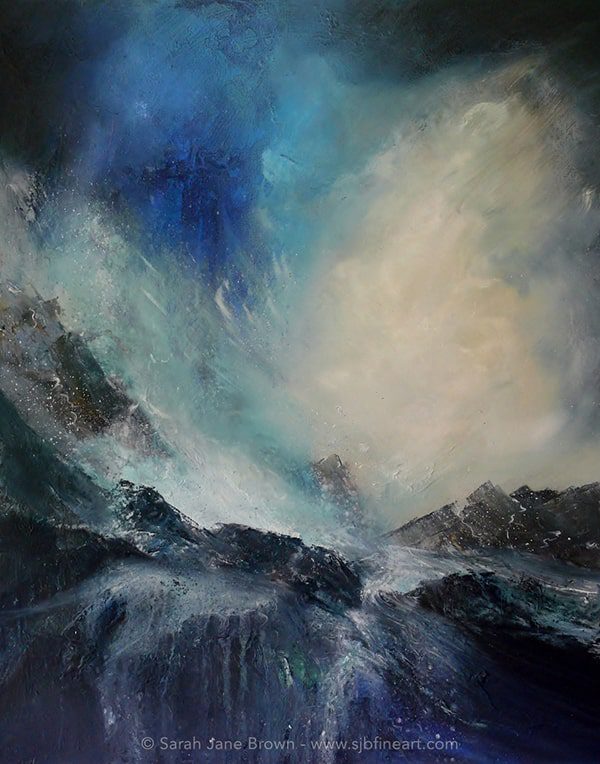 Blowout _ Oil on canvas _ 50x40cm_web-min Artwork by Grahame Booth