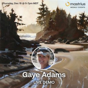 Mastrius Master Artist Gaye Adams Live Demo December 15