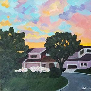 Elaf-Selim-SummerEvening-Walks-AcrylicOnCanvas-min