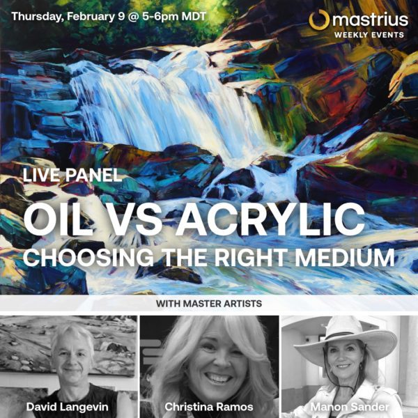 Live Panel on Oil vs. Acrylic with Mastrius Masters