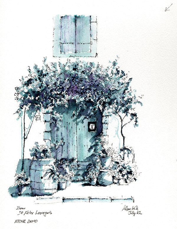 door-ink-min Artwork by Cam Forrester