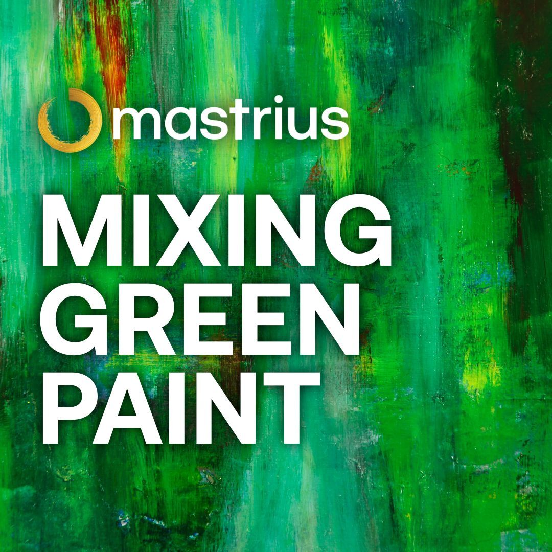 Mix any shade of green paint using blue and yellow hues