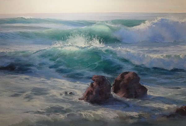 painting of ocean tutorial