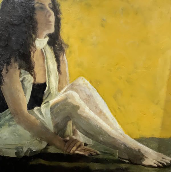 Clare o’neill painting class instructor example class for painting a woman seated