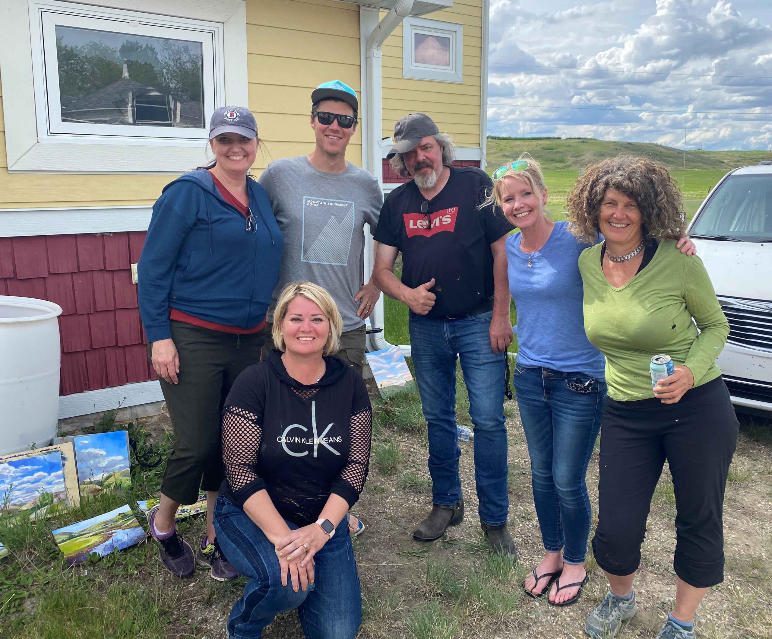 Painting-Plein-Air plein air painting friends