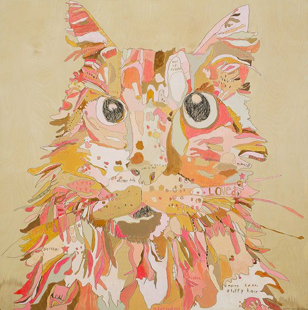 court cat-min Artwork by Michaela Hoppe