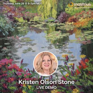 JUNE 29 – Live demo – Kristen Olson Stone