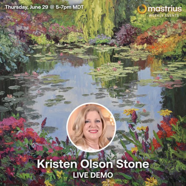 JUNE 29 – Live demo – Kristen Olson Stone