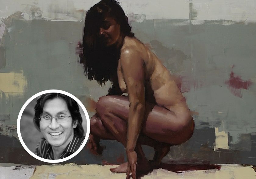 HUMAN FIGURE IN OIL