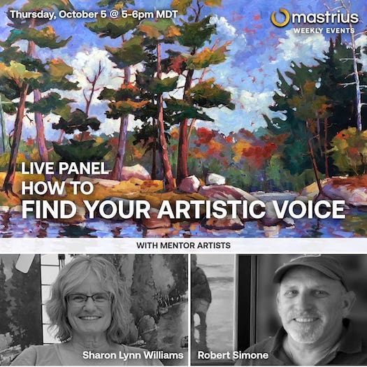 OCT 5 - Panel Artistic Voice