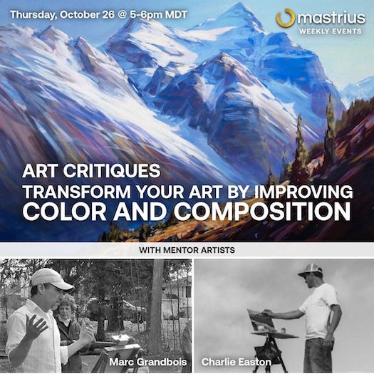 OCT 26 – Art Critiques Color and Composition