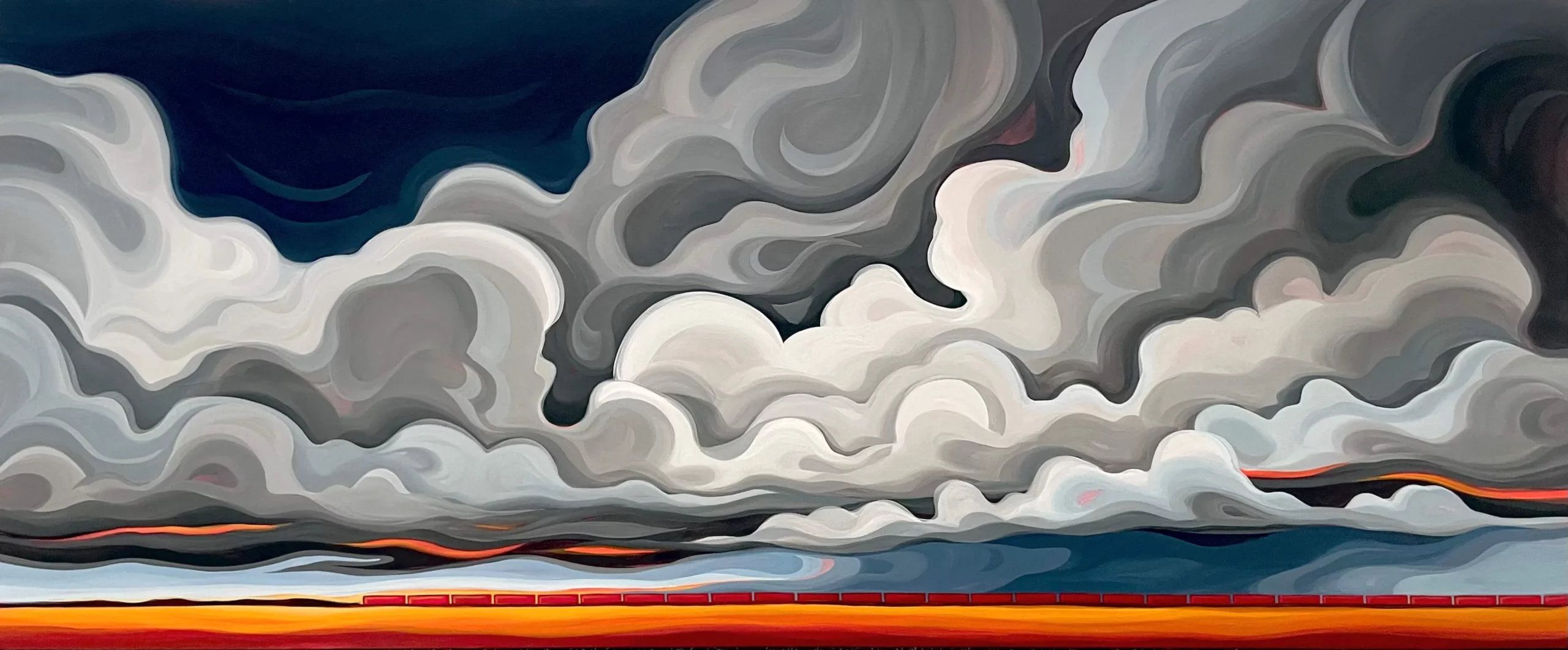 #22-036 - Through the Storm - 30x72 Julie deBoer - compressed