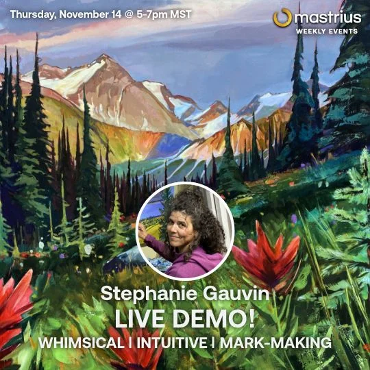 NOV 14 - Live Demo - Stephanie Gauvin1 – 3 NOV 14 - Live Demo with Mastrius Master Artist Stephanie Gauvin