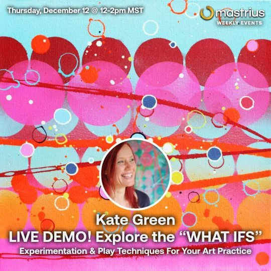DEC 12 - Live Demo - Kate Green1 – 4 NOV 14 - Live Demo with Mastrius Master Artist Stephanie Gauvin