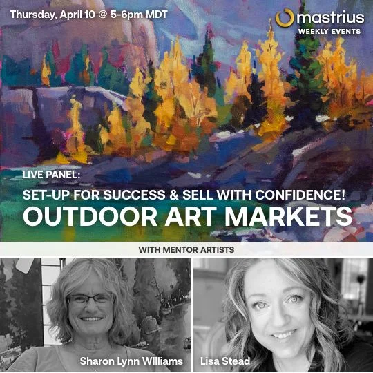 APR 10 – Panel Outdoor Art Markets - Sharon1 – 12 APR 10 – Panel Outdoor Art Markets with Mastrius Artists