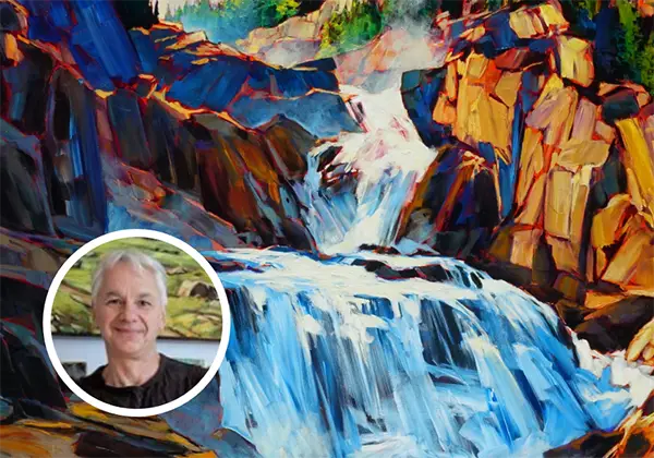PAINT ROARING WATERFALLS & RAGING WATER