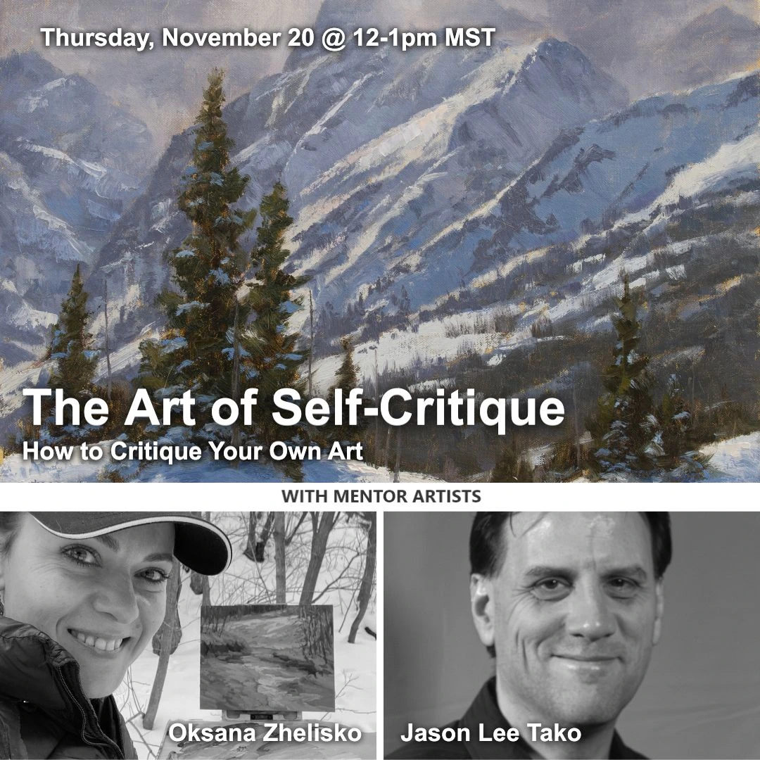 Live Panel: The Art of Self-Critique