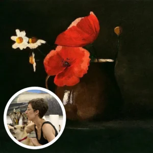 Flower Hour: A Limited palette, Effective Brushtrokes, and You