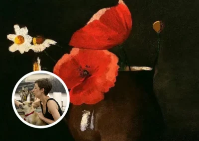 Flower Hour: A Limited palette, Effective Brushtrokes, and You