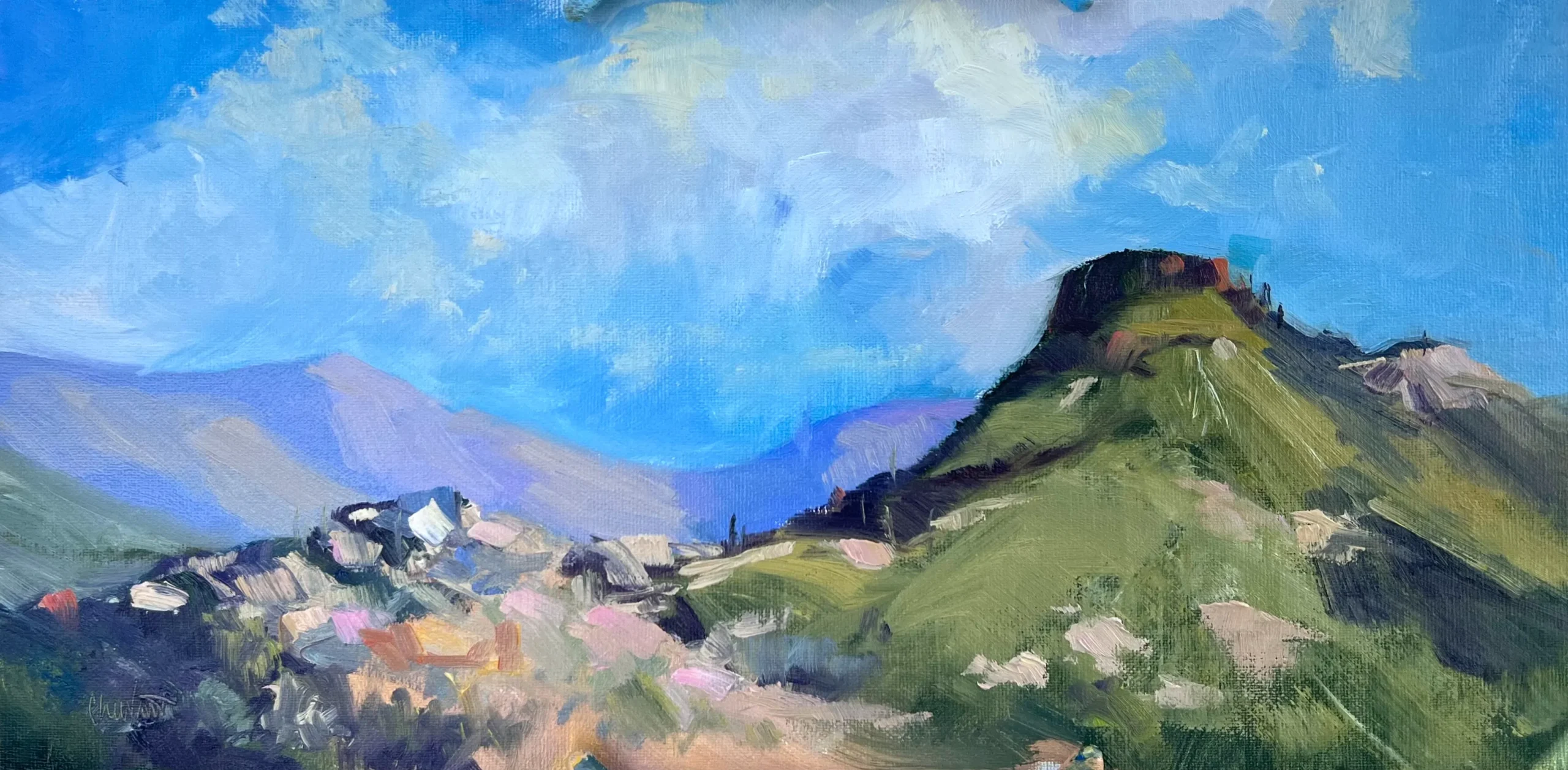 A_Butte_iful_Day__Goldie_s_Butte_at_Browns_Ranch Create Colorful Interiors in Watercolor