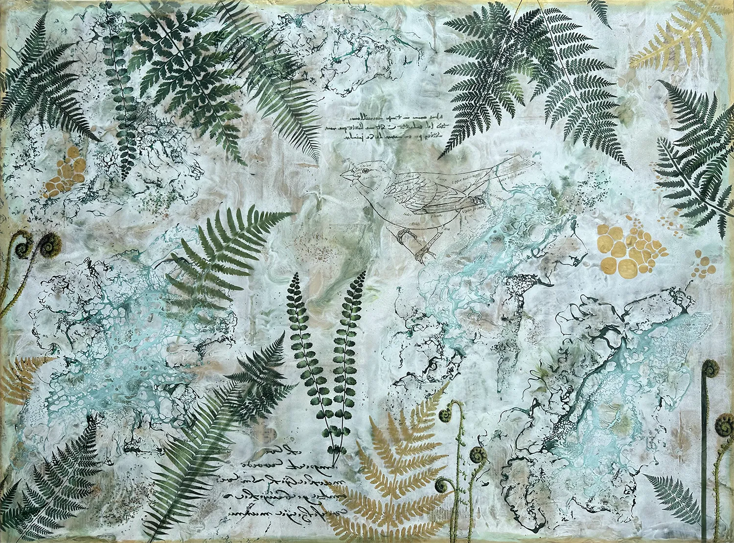 Ferns_1500 Create Colorful Interiors in Watercolor